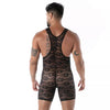 Schwarzes Fluid Lace Pocket Open Wrestling-Singlet von TOF Paris – Ansicht 3