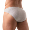 Herren Bikini-Slip mit vorgeformtem Komfort-Vordertasche, Grau | TOF Paris
