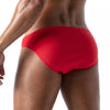 Herren Bikini-Slip mit vorgeformtem Komfort-Vordertasche, Rot | TOF Paris