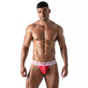 Jockstrap French - Bequemer Halt mit elastischem Jacquardbund, Rot | TOF Paris
