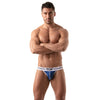 Jockstrap French - Bequemer Halt mit elastischem Jacquardbund, Royal Blau | TOF Paris
