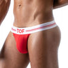 Herren String - Minimalistisch, sexy und elegante Passform, Rot | TOF Paris