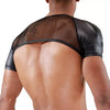Herren Harness mit gepolsterten Schultern & Geheimfach, Schwarz | TOF Paris