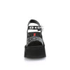 FUNN-10 Plateau Sandaletten Gothic Spinnennetz schwarz von DemoniaCult – Ansicht 2