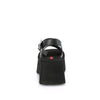 FUNN-10 Plateau Sandaletten Gothic Spinnennetz schwarz von DemoniaCult – Ansicht 4
