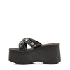 FUNN-29 Plateau Sandaletten Schwarz Matt | DemoniaCult SALE