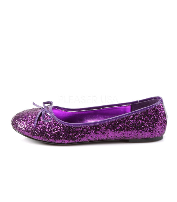 STAR-16G Ballerina Schuhe Lila Glitzer EUR 36 | Funtasma SALE