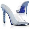 GALA-01DMM Pantoletten meeresblau | Fabulicious
