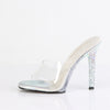 GALA-01DSP Pantoletten transparent Glitzersteine von Fabulicious – Ansicht 3
