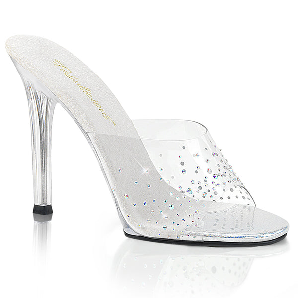 GALA-01SD Pantoletten Transparent EUR 35 | Fabulicious SALE