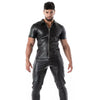 Schwarze Kinky Zipped-Weste von TOF Paris – Ansicht 3