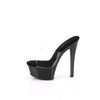 GLEAM-601 - Plateau High Heel Pantoletten - Schwarz von Pleaser – Ansicht 3