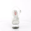 GLEAM-608 Plateau Sandaletten - Transparent von Pleaser – Ansicht 2