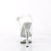 GLEAM-608 Plateau Sandaletten - Transparent von Pleaser – Ansicht 4