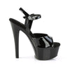 GLEAM-609 Plateau Sandaletten - Schwarz von Pleaser – Ansicht 5