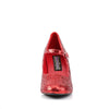 GLINDA-50G Mary Janes Pumps Glitter Rot von Funtasma – Ansicht 2