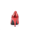 GLINDA-50G Mary Janes Pumps Glitter Rot von Funtasma – Ansicht 4
