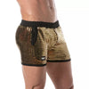 Glitter Shorts Gold - Glänzende Pailletten, TailoRot Fit, Komfort | TOF Paris