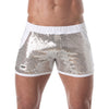 Glitter Shorts Silber - Glänzende Party-Shorts mit Komfort & Style | TOF Paris