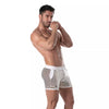 Glitter Shorts Silber - Glänzende Party-Shorts mit Komfort & Style | TOF Paris