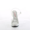 GLORY-508DM High Heels Sandaletten - Transparent/Silber | Fabulicious High Heels SALE