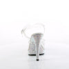 GLORY-508DM High Heels Sandaletten - Transparent/Silber von Fabulicious High Heels – Ansicht 4