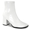 GOGO-150 Stiefeletten Weiß Lack von Funtasma