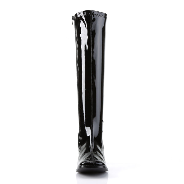 GOGO-300 Stiefel von Funtasma Lack Schwarz – Ansicht 2