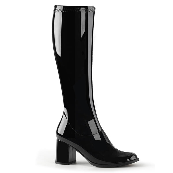 GOGO-300 Stiefel von Funtasma Lack Schwarz