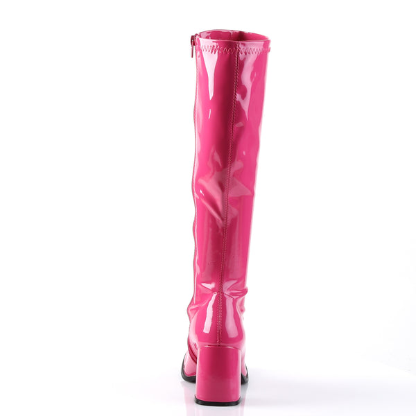 GOGO-300 Stiefel Lack Hot Pink | Funtasma SALE