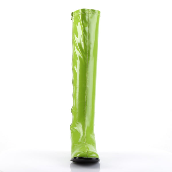GOGO-300 Stiefel Lack Lime von Funtasma – Ansicht 2