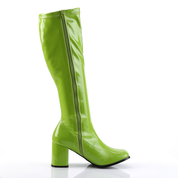 GOGO-300 Stiefel Lack Lime von Funtasma – Ansicht 5