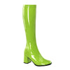 GOGO-300 Stiefel Lack Lime von Funtasma