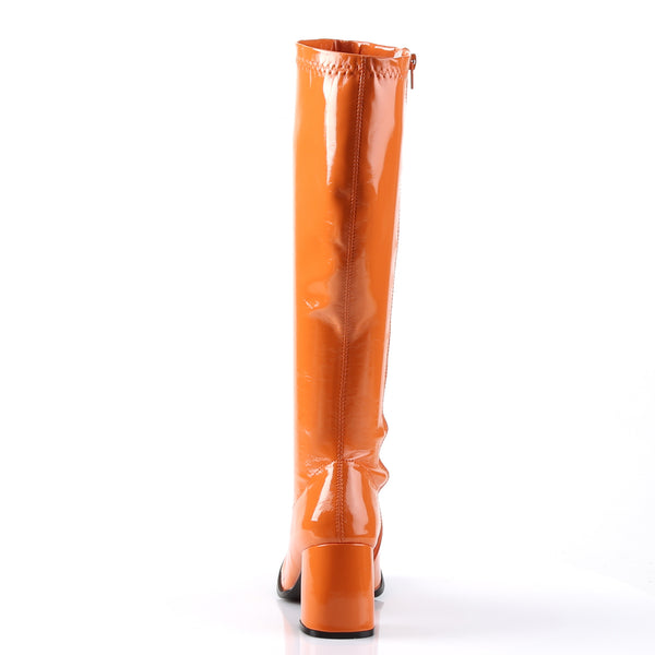 GOGO-300 Stiefel Orange Lack von Funtasma – Ansicht 4