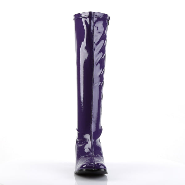 GOGO-300 Stiefel Lack Lila von Funtasma – Ansicht 2
