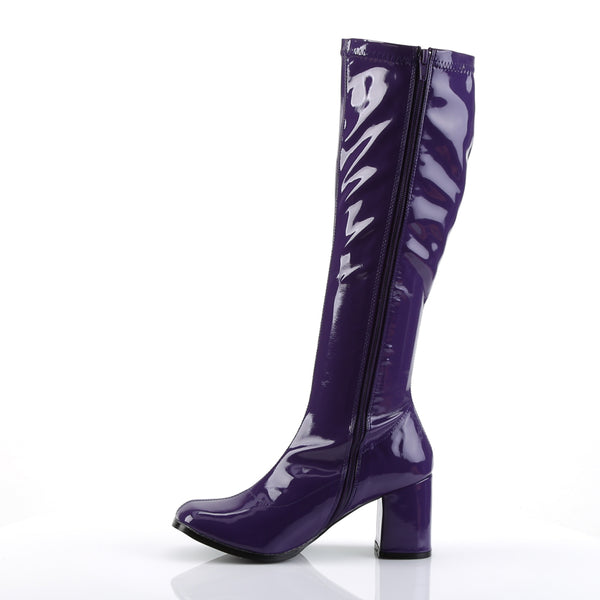 GOGO-300 Stiefel Lack Lila von Funtasma – Ansicht 3