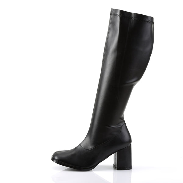 GOGO-300WC Weitschaft Stiefel Schwarz von Funtasma – Ansicht 3