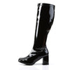 GOGO-300WC Weitschaft Stiefel Lack Schwarz von Funtasma – Ansicht 3