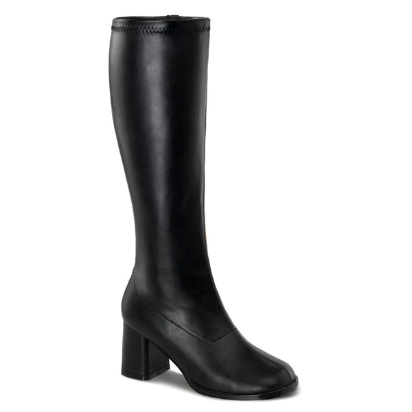 GOGO-300WC Weitschaft Stiefel Schwarz von Funtasma