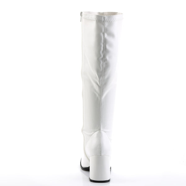 GOGO-300WC Weitschaft Stiefel Weiß von Funtasma – Ansicht 4