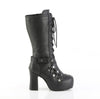 GOTHIKA-152 Plateau Stiefel Schwarz Matt von DemoniaCult – Ansicht 5