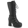 GOTHIKA-152 Plateau Stiefel Schwarz Matt von DemoniaCult