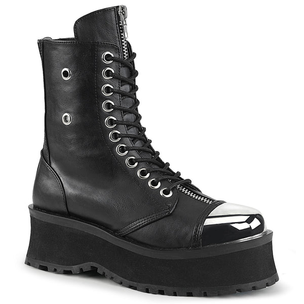 GRAVEDIGGER-10 Plateau Stiefel Schnürung matt von DemoniaCult
