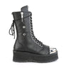 GRAVEDIGGER-14 Plateau Stiefel Schnürung schwarz von DemoniaCult – Ansicht 5