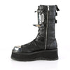 GRAVEDIGGER-250 Plateau Stiefel schwarz Schnallen Nieten von DemoniaCult – Ansicht 3