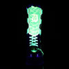 GRAVEDIGGER-255 Plateau Stiefel grün fluroszierend Schnallen von DemoniaCult – Ansicht 2
