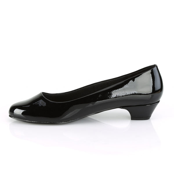 GWEN-01 Pumps Schwarz lack von Pleaser Pink Label – Ansicht 3