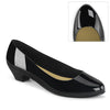 GWEN-01 Pumps Schwarz lack von Pleaser Pink Label