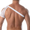 Weißes verführerisches Harness für aufregende Nächte und Clubbesuche von TOF Paris – Ansicht 3