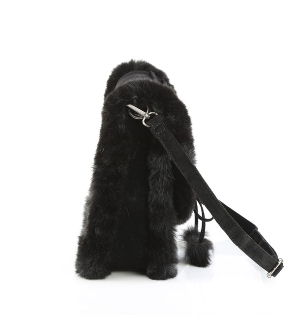 HB-663 Umhängetasche Herz Schwarz von DemoniaCult – Ansicht 5